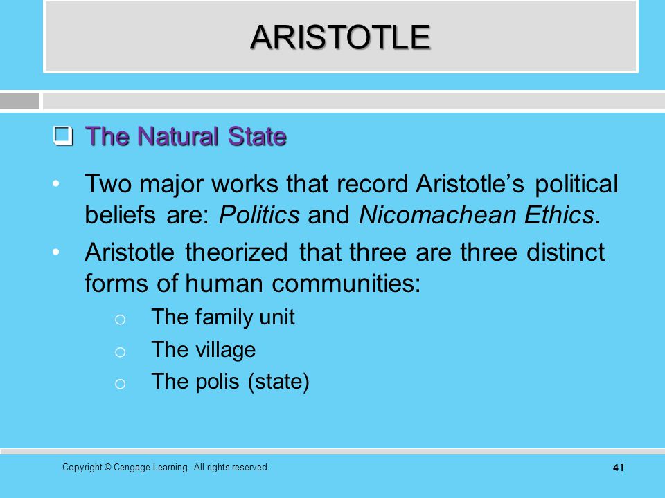 Key Concepts of the Philosophy of Aristotle